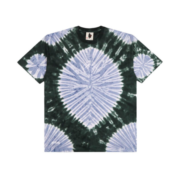 REAL BAD MAN Baseline Pocket Tee - Green Tie Dye