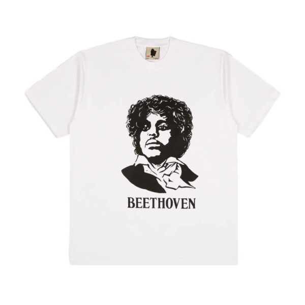REAL BAD MAN Beethoven Tee - White
