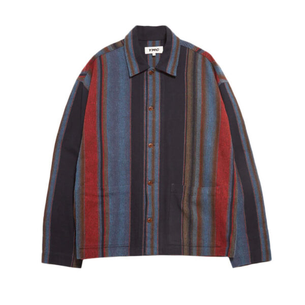 YMC PJ Overshirt - Blue Multi