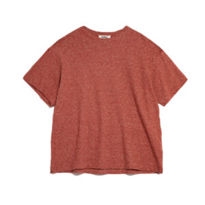 YMC Triple Stripe Tee - Red / Ecru