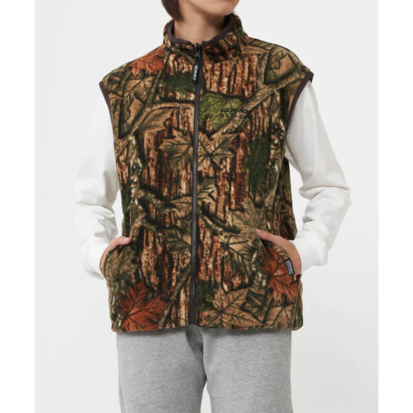 GRAMICCI Reversible Fleece Vest - Leaf Camo