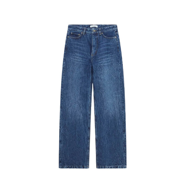 WOOD WOOD Ellie Baggy Jeans - Worn Blue