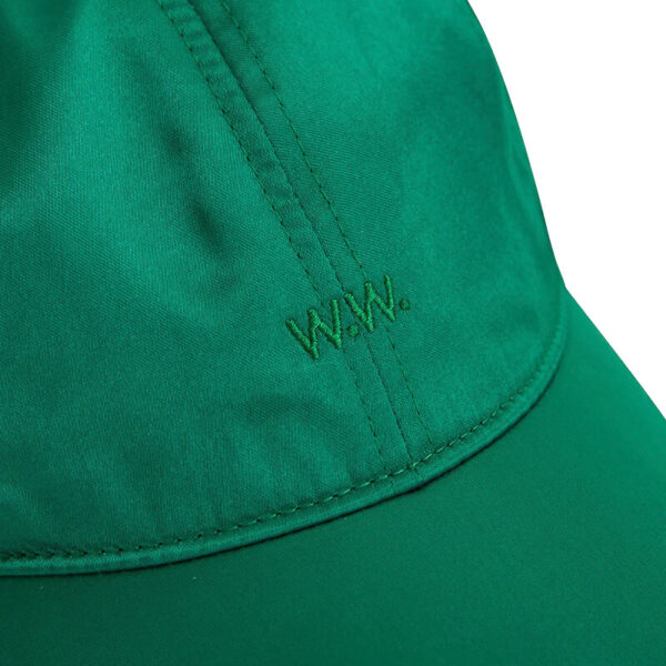 WOOD WOOD Bianca Satin Cap - Bright Green