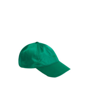 WOOD WOOD Bianca Satin Cap - Bright Green