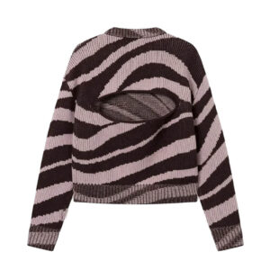 WOOD WOOD Jimmy Wavey Stripe Jumper - Light