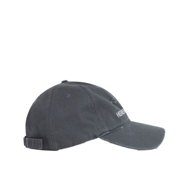 WOODWOOD Jonathon Distressed Cap Dark Grey3