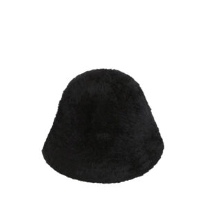 WOOD WOOD Neil Furry Bucket Hat - Black