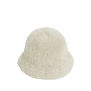 WOOD WOOD Neil Furry Bucket Hat - Cream