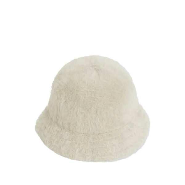 WOODWOOD Neil Furry Bucket Hat Cream2