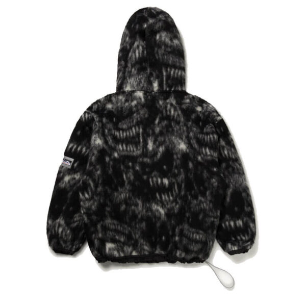 ARIES ARISE Oversized Monster Fleece Hoodie Black