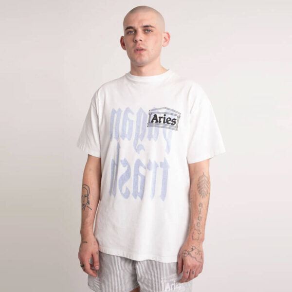 Pagan Trash Reverse Tee - White