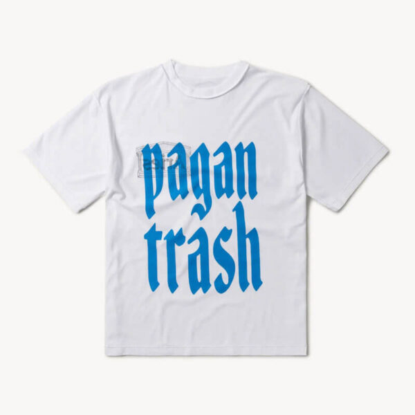 Pagan Trash Reverse Tee - White