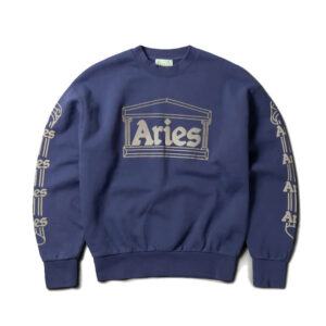 ARIES-ARISE-Reflective-Column-Sweatshirt-Navy
