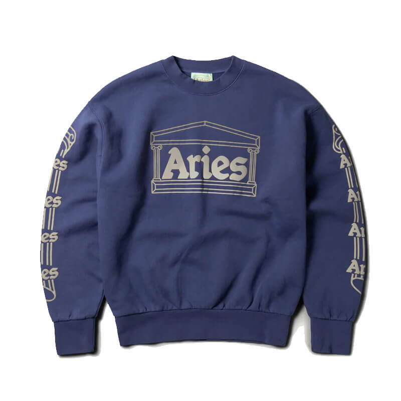 Reflective Column Sweatshirt - Navy