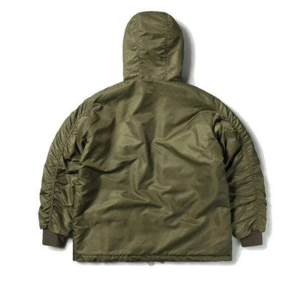Reversible Nylon Flight Parka - Army Green
