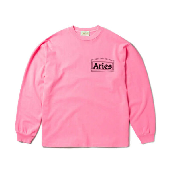 ARIES-ARISE-Temple-LS-Tee-Fluoro-Pink