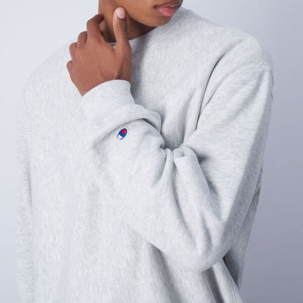 CHAMPION-REVERSE-WEAVE-Classic-Crew-Sweat-Grey