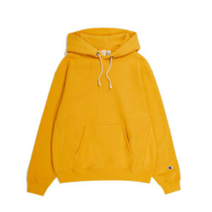 CHAMPION-REVERSE-WEAVE-Classic-Hoodie-Mustard