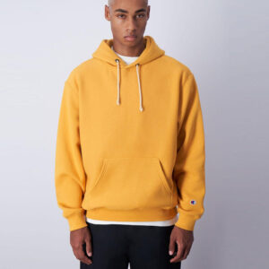 CHAMPION-REVERSE-WEAVE-Classic-Hoodie-Mustard