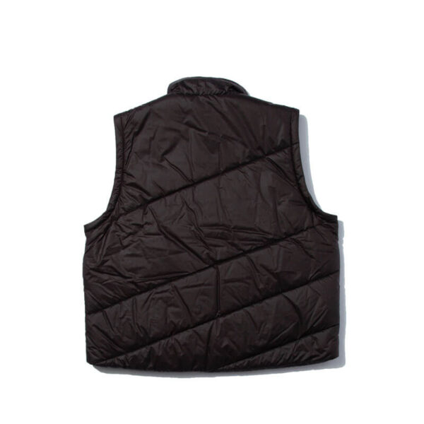 Detachable Sleeve Padding Jacket - Black