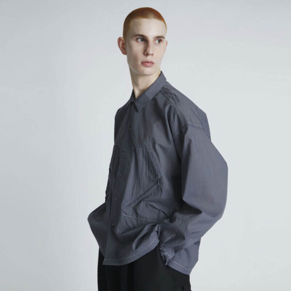 Lightweight Microrip Shirt - Gray