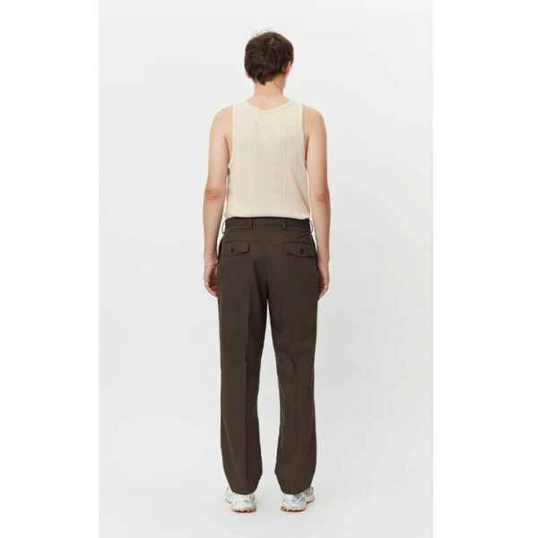 MFPEN Formal Trousers - Brown Mud Wool