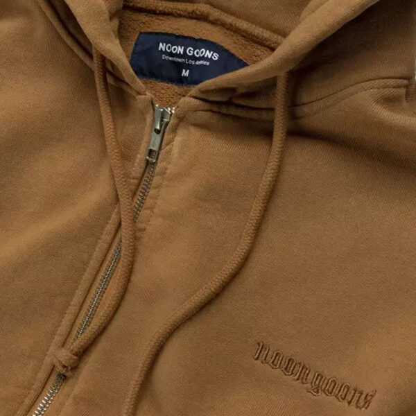 High Tide Zip Hoodie - Brown