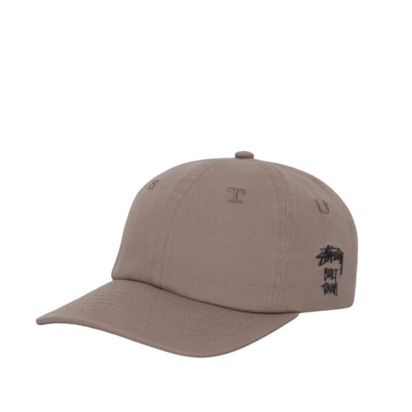 STUSSY-Built-Tough-Low-Pro-Cap-Khaki