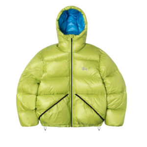 STUSSY-Microripstop-Down-Parka-Lime