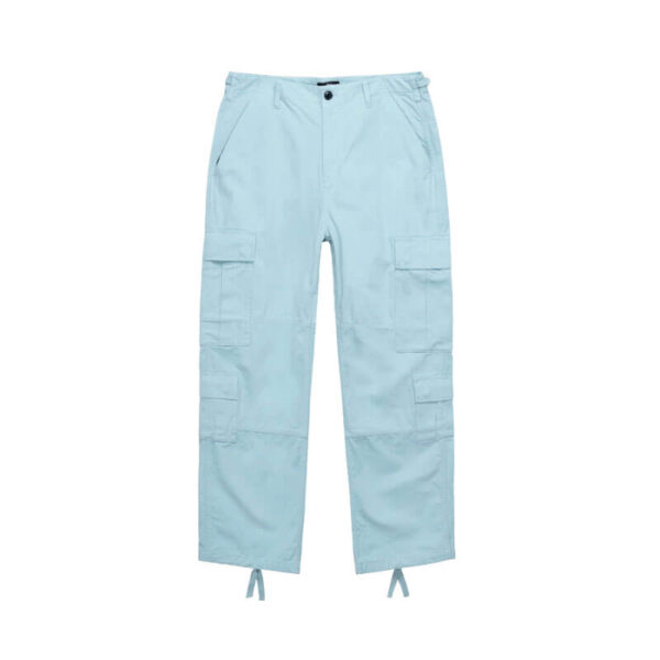 STUSSY-Ripstop-Surplus-Cargo-Aquamarine