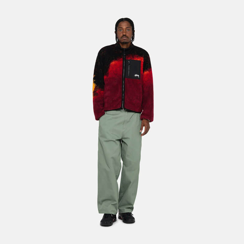 THEROOM | STUSSY Sherpa Reversible Jacket - Lava