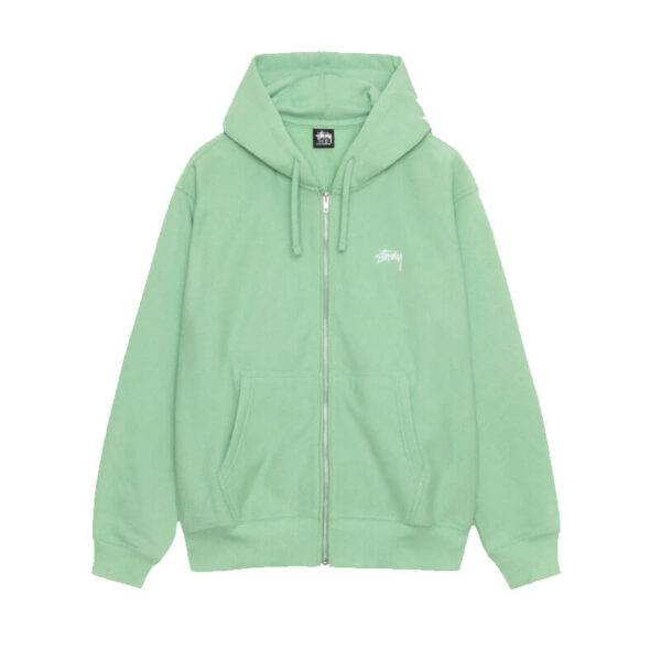 STUSSY-Stock-Logo-Zip-Hood-Zephyr-Green