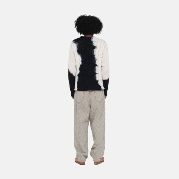 STUSSY-Tie-Dye-Fisherman-Sweater-Black