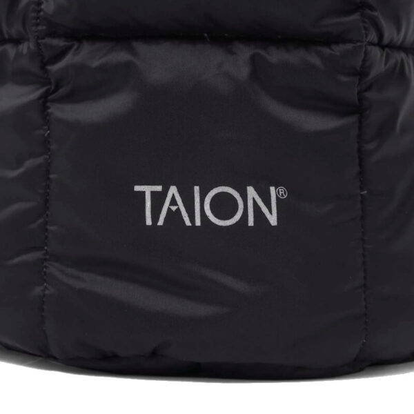 TAION Drawstring Down Small Bag Black3