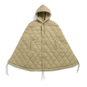 TAION Military Down Cape - Coyote / Light Beige