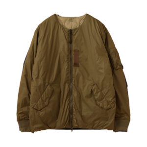 TAION for BEAMS LIGHT Reversible MA-1 Jacket - Olive / Beige
