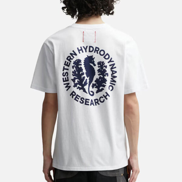 Seahorse Tee - White