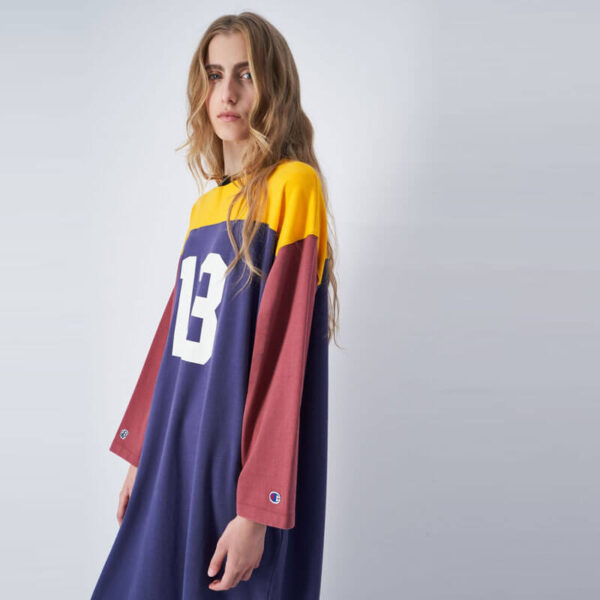 BEAMS BOY for CHAMPION Oversized Dress - Blue