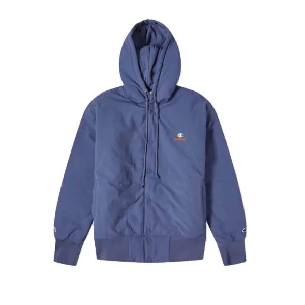 CHAMPION-x-BEAMS-BOY-Hooded-Jacket-Crow