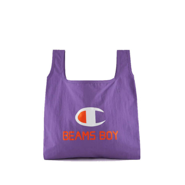 BEAMS BOY for CHAMPION Medium Bag - Navy