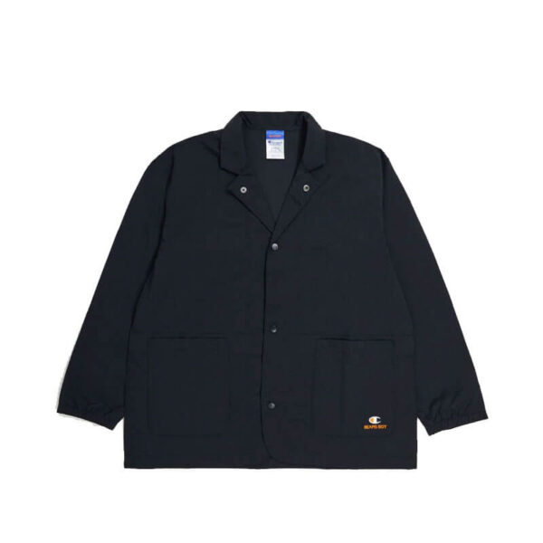 CHAMPION-x-BEAMS-BOY-Nylon-Blazer-Black