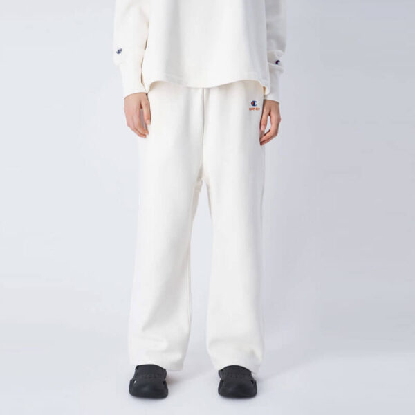 BEAMS BOY for CHAMPION Wide Pants - White