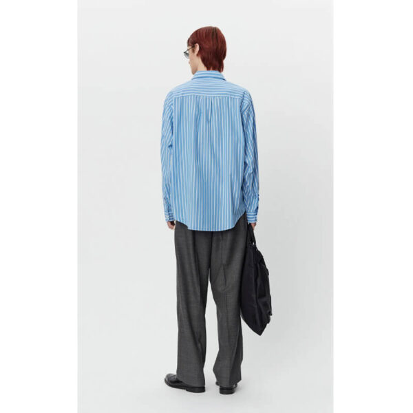 Destroyed Executive Shirt - Blue Stripe