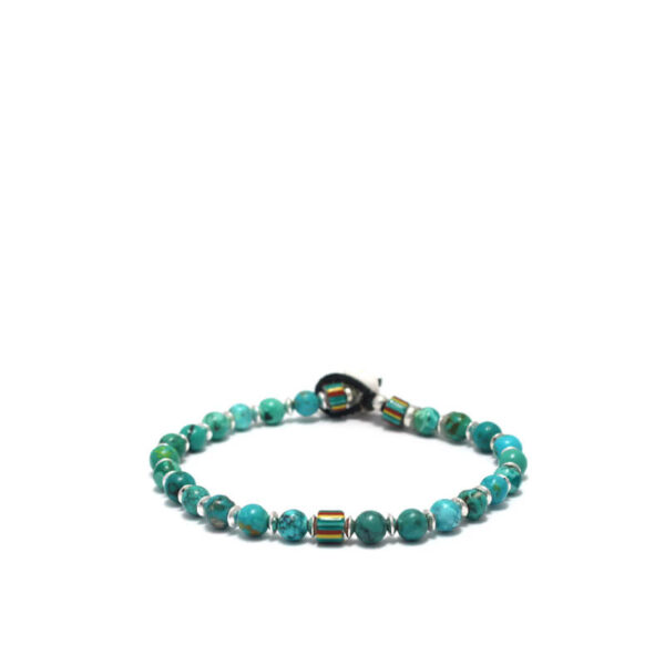 MIKIA 5mm stone bracelet tuquoise3