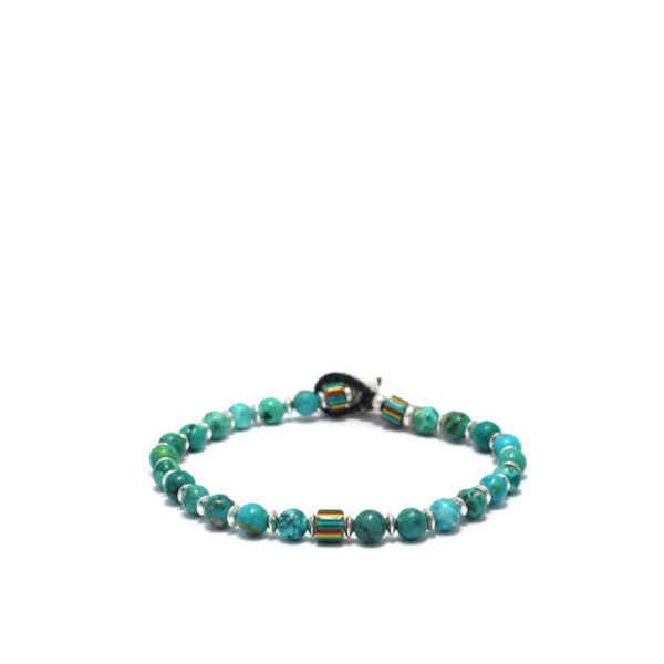 MIKIA 5mm Stone Bracelet - Turquoise