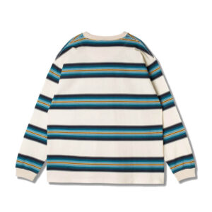 MANASTASH 90's Stripe LS Tee - Natural