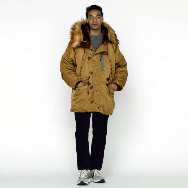 MANASTASH Extra Mile N-3 Field Coat - Tan