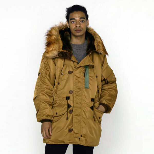 MANASTASH Extra Mile N-3 Field Coat - Tan