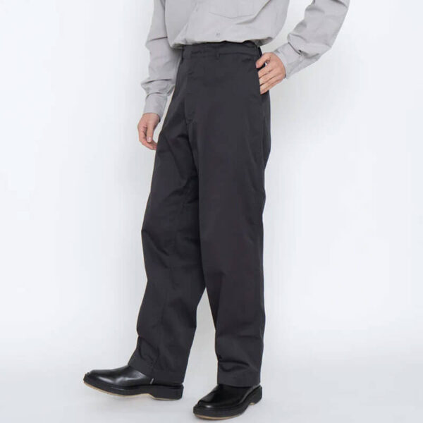 Wide Chino Pants - Navy