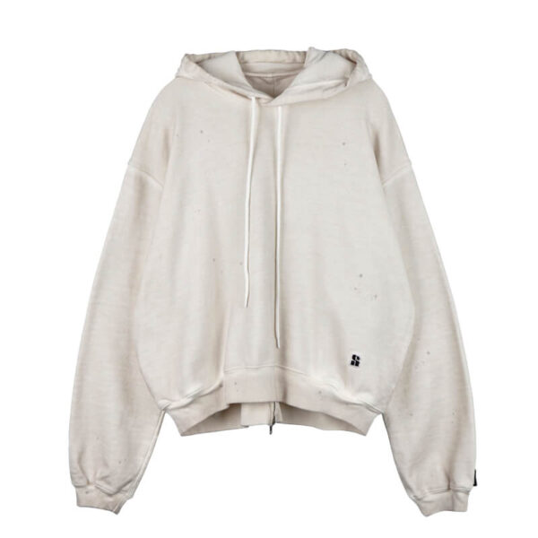 STAND ALONE Back Openable Hoodie - Beige